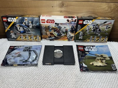 Lote lacrado novo na caixa Lego Star Wars: 75206, 75359, 75345, 30495, 30680, etc. - Imagem 1 de 4