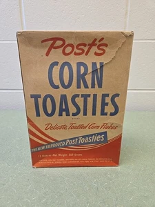 1940's Post Toasties Corn Flakes Cereal Box, House of Mystery - Picture 1 of 7