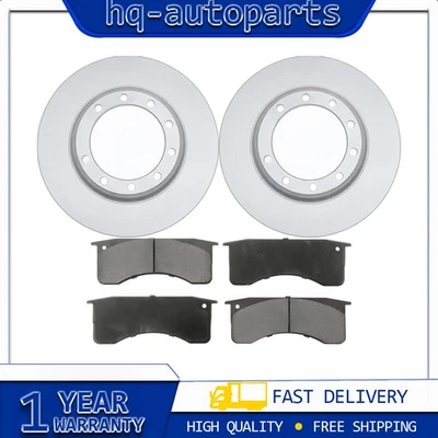 Rotores de freno delanteros y pastillas de freno metálicas 3 piezas para Chevrolet C6500 Kodiak Foto 1 de 4