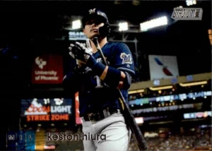 2020 Topps Stadium Club KESTON HIURA Base Card #124 Brewers - Picture 1 of 1