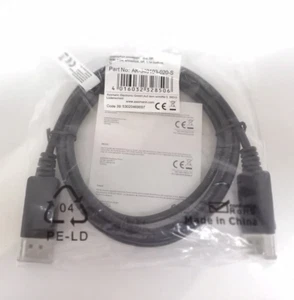 2 x ASSMANN DisplayPort Kabel DP je 2.0 m , DP 1.1a Schwarz AK-340103-020-S NEU - Bild 1 von 7