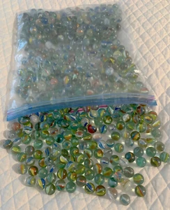 5 1/2 lbs of Vintage Cat Eye Style Glass Marbles - Various Colors - Picture 1 of 2