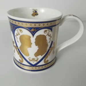 Dunoon Harry & Meghan Wessex Royal Wedding 2018 Collectors Mug Bone China 22K - Picture 1 of 9