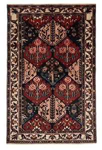 Bakhtiar Tissé à la Main Tapis de Perse 217x138 cm-Nomadic,Orient,Tapis,,Rouge - Picture 1 of 15