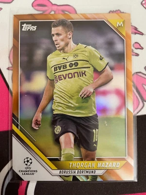 2021-22 Topps UEFA Thorgan Hazard Orange /25 - Image 1 of 2