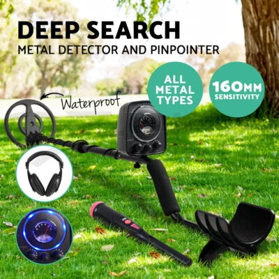 Metal Detector 160MM Deep Sensitive Waterproof Pinpointer Treasure Hunter - image 1 of 4