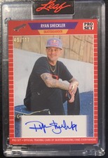 2023 Leaf Pro Set Ryan Sheckler Autograph Auto Trading Card /117 #PA-RS1