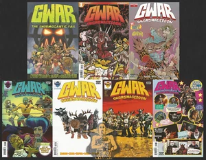 Gwar x7 Comics - Enormogantic Fail + Orgasmageddon #1, #1A, #1D, #2B, #2C, & #4C - Picture 1 of 2
