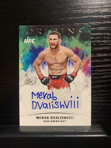2022 Panini Chronicles UFC - Origins Autographs #OA-MDV Merab Dvalishvili (AU)