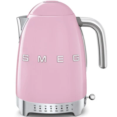 Smeg 50s 复古风格可变温度 KLF04 水壶,粉色 — 第 1/4 张图片