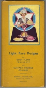 Vintage British Cookery Book Corn Flour COOKBOOK Raisley Custard Powder - Picture 1 of 10