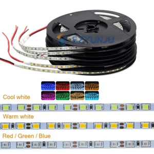 DC12V 2835 led strip 120leds/m 5m Length 4mm/5mm Width Flexible String Bright - Picture 1 of 12