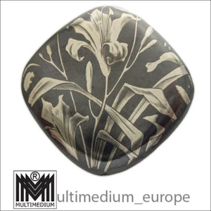 Broche de plata estilo juvenil Huguenin Freres Niello Sterling Silver alrededor de 1900 Suiza - Imagen 1 de 6