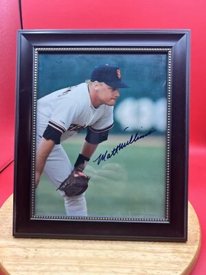 Foto firmada por Matt Williams autografiada 8 x 10 de los Gigantes de San Francisco enmarcada Foto 1 de 4