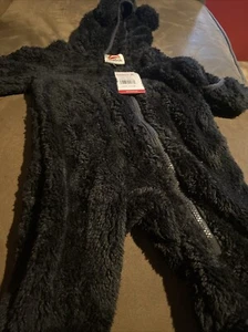 Reebok Baby Girl’s 0-3 Months 1 Piece Snow Suit Black Or Blue MSRP: $75.00 - Picture 1 of 12