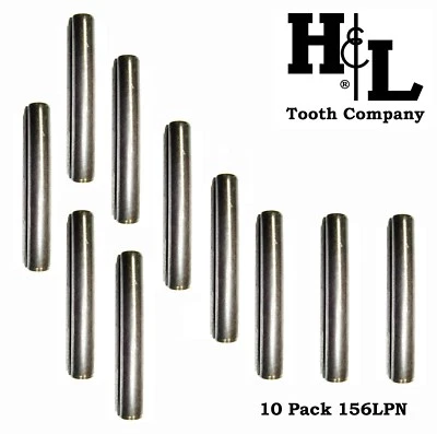 156LPN Long Hensley Style Roll Pins X156 Bucket Teeth by H&L 2.25" (10) P156 - Image 1 of 3