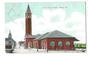 1908 C.B. & Q. Depot, Quincy, Illinois - Picture 1 of 2