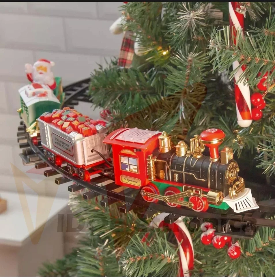 Trenino Natalizio Per Sottoalbero Treno Elettrico Per Base Albero Di Natale top