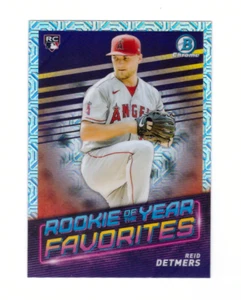 2022 Bowman Chrome Mega Box REID DETMERS Mojo Refractor Mint Rookie ROY Favorite - Picture 1 of 2