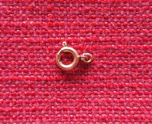 333 Gelb-Gold - Federring - Ca. 7 mm - (Verschluß, Kettenverschluss) - TOP! - Bild 1 von 2