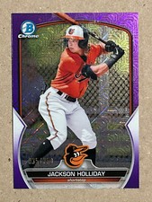 Jackson Holliday 2023 Bowman Chrome Purple Mojo Card 35/250 Orioles