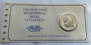 Franklin Mint Sterling Silver State Medal MISSOURI 500 grains= 1.143 oz - Picture 1 of 3