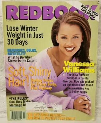 Redbook Magazine March 1997 Vanessa Williams Miss America Weight Loss Marriage - Image 1 of 4
