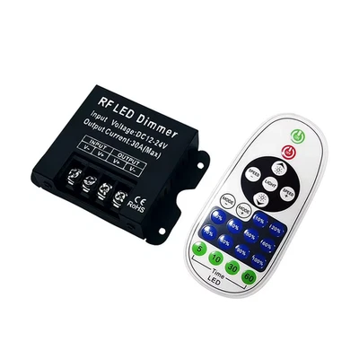 DC 12V-24V 30A LED Strip Dimmer Switch Remote Controller Single Color LED Strip - Image 1 of 4