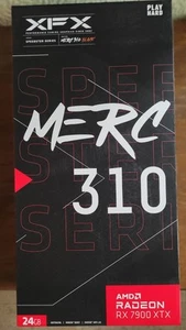 XFX SPEEDSTER MERC310 AMD Radeon RX 7900 XTX Black Edition 24GB GDDR6 Gaming... - Bild 1 von 2