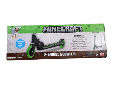 Minecraft Kick Scooter Rápido Plegable 120MM Delantero 100MM Ruedas Traseras NUEVO Foto 1 de 3