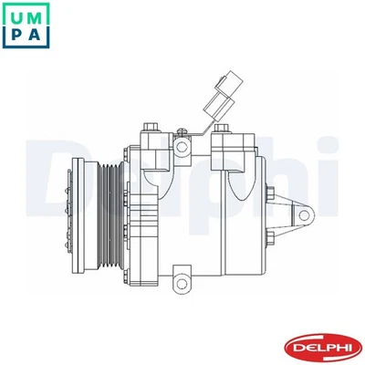 COMPRESSOR AIR CONDITIONING CS20534 FOR MITSUBISHI 3A91 1.1L 3cyl COLT VI 1.3L - Image 1 of 4