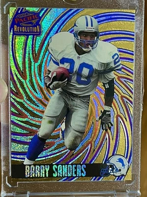 1998 Pacific Collection BARRY SANDERS REVOLUTION GOLD HOLO FOIL RARE SP 🔥 - Image 1 of 4