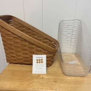 Longaberger Catalog Basket with protector and felt pads never used 2007 Ohio USA - Picture 1 of 10