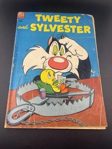 Tweety and Sylvester #4 (1954) Dell Golden Age fumetto Looney Tunes vintage - Foto 1 di 7