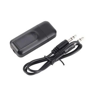 BT 5.0 Transmitter Receiver Stable Transmission 2 In 1 Wireless AUX Adapter NEW - Afbeelding 1 van 5