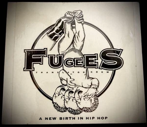 Fugess Official Promotional Vintage Hiphop Sticker 10x11.5cm Rare - Picture 1 of 1