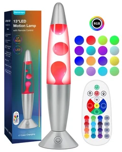 17 Colors Changing Liquid Motion Lamp with Remote: 13.5" LED Night Light for ... - Picture 1 of 8