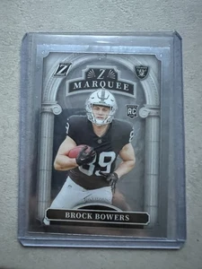 Brock Bowers RC- Las Vegas Raiders Panini Zenith Marquee NFL Football 2024 - Bild 1 von 2