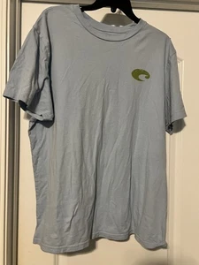 COSTA Wave T-shirt Mens Blue Size XL In Excellent Used Condition - Picture 1 of 3