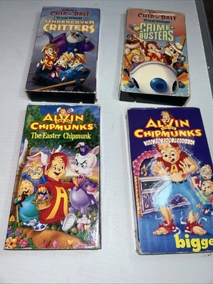 Lot Of 4 Alvin and the Chipmunks - The Easter Chipmunk (VHS, 1996) JN55 - Image 1 of 4