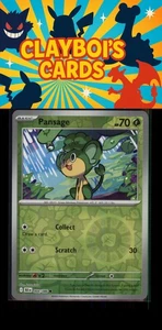 Pansage SV: Black Bolt Pokémon 004/086 Reverse Holo Common NM+ - Bild 1 von 2