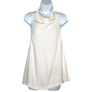 ELLIATT M NEW Ivory Blush Installation Top Draped Open Back Revolve Halter - Picture 1 of 12
