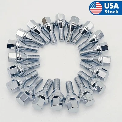 20Pcs Wheel Lug Bolts For 15-22 Jeep Renegade, Ram ProMaster City, Fiat 500 X L - Image 1 of 4