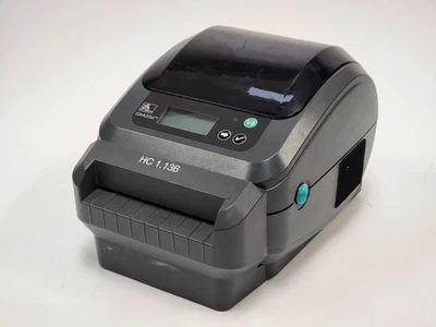 Zebra Direct Thermal Label Printer GX420d GX42-212918-0540 LAN USB LCD Screen - Image 1 of 4