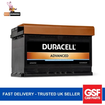 Duracell Battery DA 74 Advanced 12V 74 Ah 680 A B13 BMW 5 Series 525 528 524td - Image 1 of 4