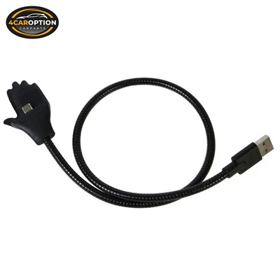 Cable de carga cargador USB Fexible Twister negro para Android Samsung LG Sony Foto 1 de 4