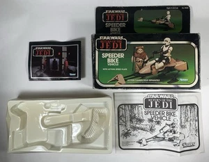 vtg Star Wars Vintage ROTJ 1983 Speeder Bike Box & Instructions - Picture 1 of 9