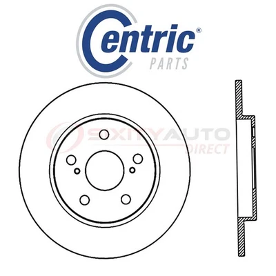 Centric C-TEK Disc Brake Rotor for 2008-2015 Scion xB 2.4L L4 - Kit Set ts - Изображение 1 из 4