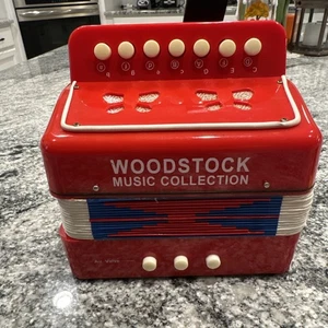 Woodstock Music Collection Accordion Squeezebox Musical Instrument - Picture 1 of 10