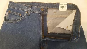 Carhartt Relaxed Fit Tapered Leg Denim Blue Jeans Men's Sz 32x38 New w/Tags - Picture 1 of 5